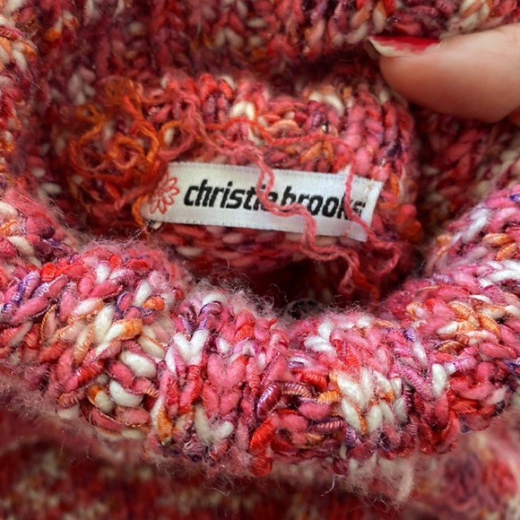 🥭 (4 for $15) ChristieBrooks Pink and purple Childrens Sweater - Picture 7 of 8